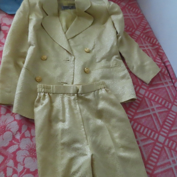 vintage rare 50s 60s Fashion for Lady Matsuzakaya silk suit sz 3 (Read) - Picture 2 of 10